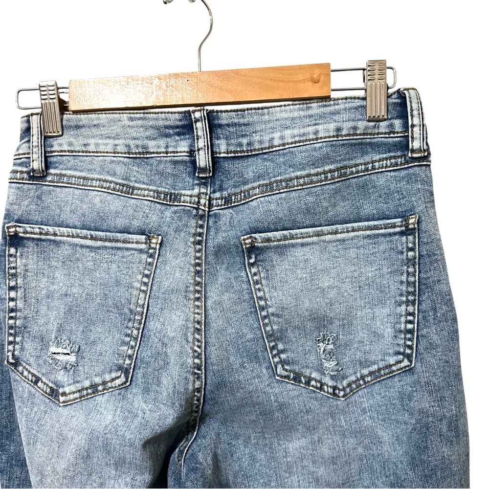 High Rise Distressed Jeans - Picture 10 of 14
